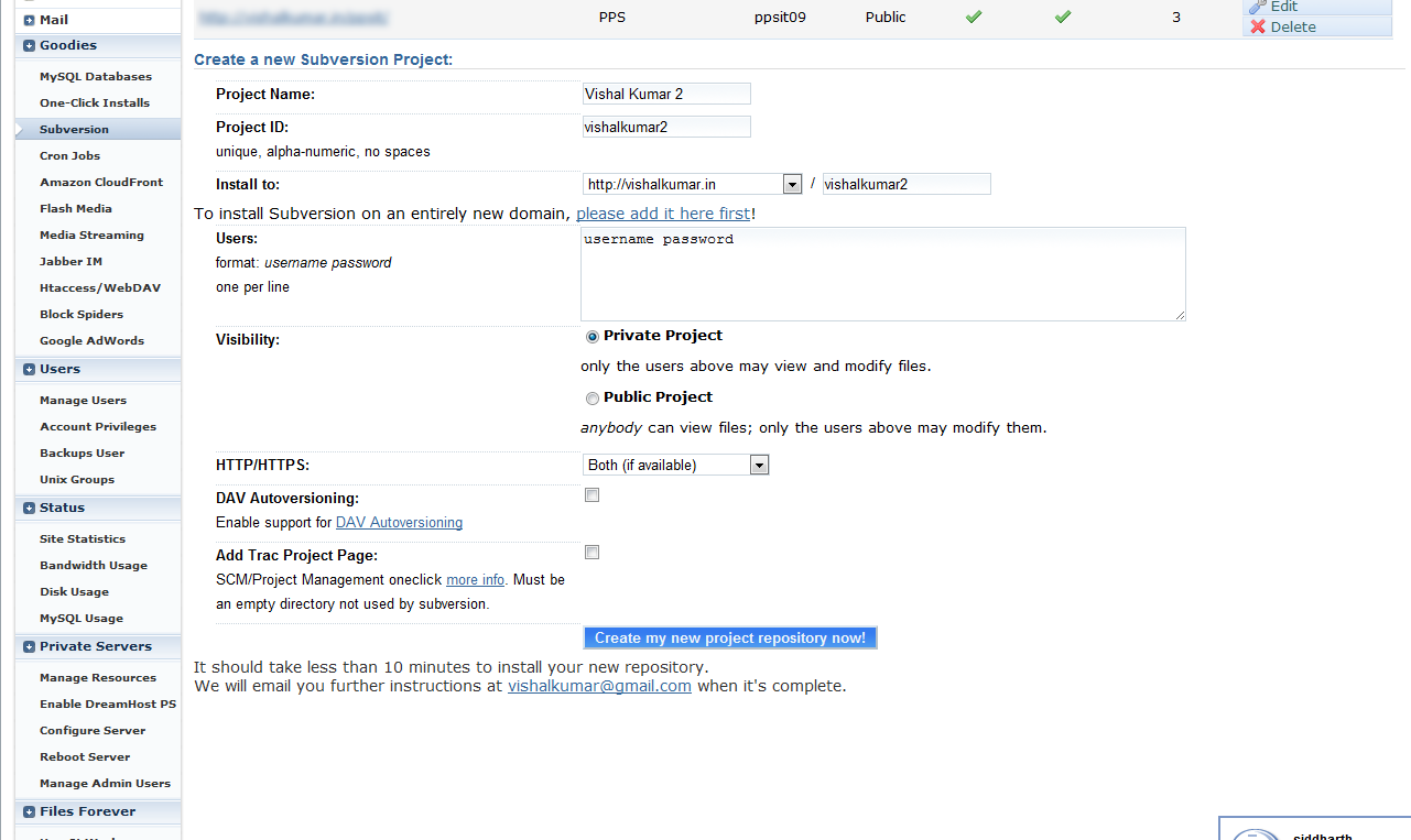 Setting up Subversion Setting up Subversion
